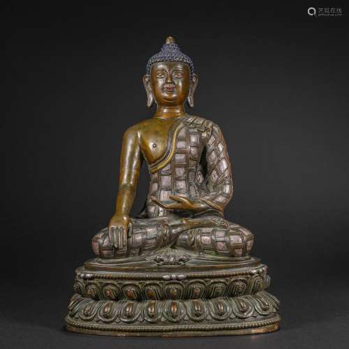 Ming Dynasty,Copper Buddha Statue