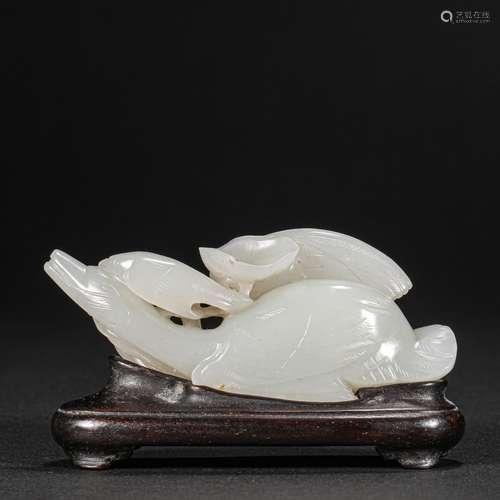 Qing Dynasty,Hetian Jade Bird