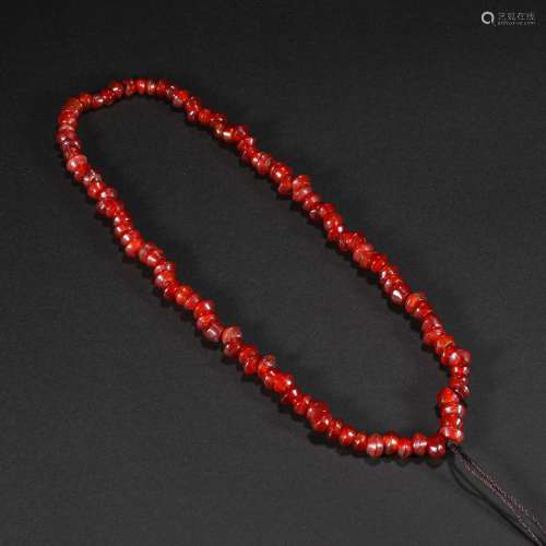 Ming Dynasty, Agate Beads String
