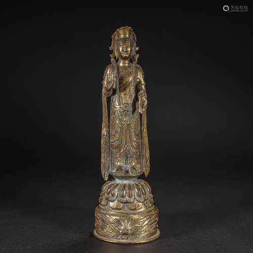 Bronze Gilt Buddha Statue