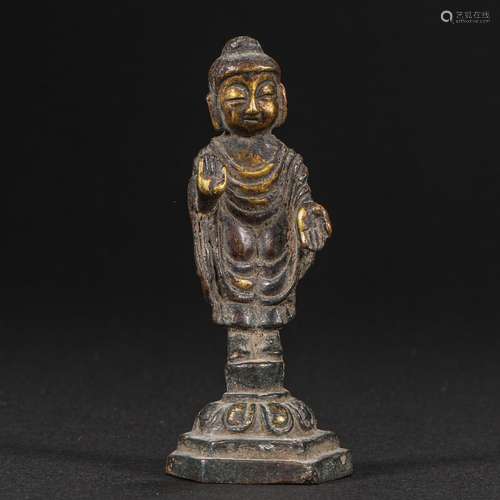 Ming Dynasty Copper Buddha Statue