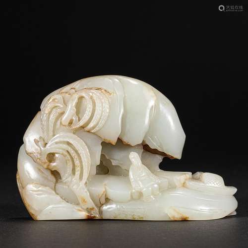 Qing Dynasty ,Hetian Jade Shanzi