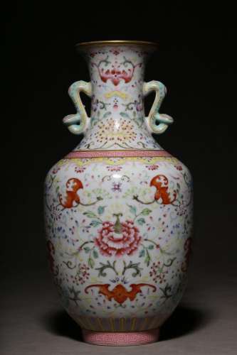 Pastel Fushou stretch pattern amphora