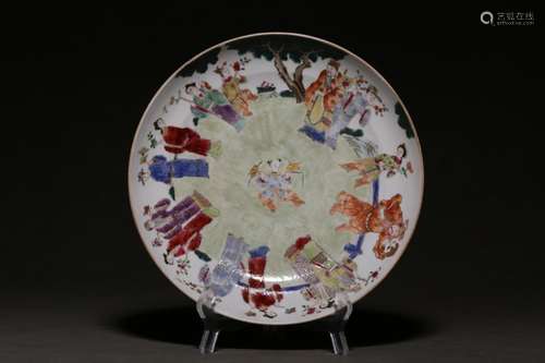 Pastel Twelve Flower God Plate