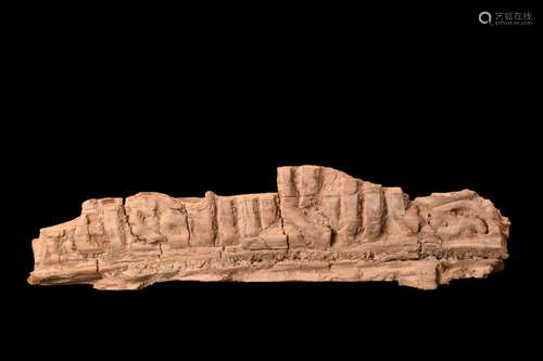 WOOD FRAGMENT WITH INSCRIPTION