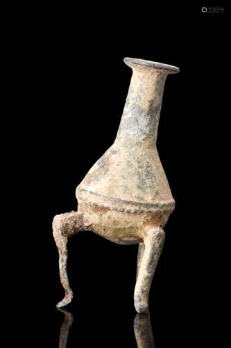 BACTRIAN BRONZE TRIPOD KOHL JAR