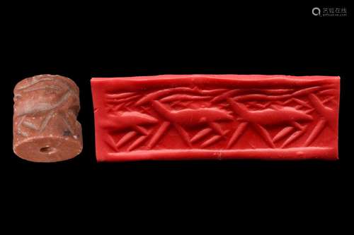 MESOPOTAMIAN STONE CYLINDER SEAL - ORIGINAL LAMBERT REPORT