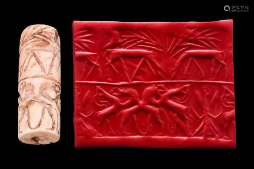 MESOPOTAMIAN STONE CYLINDER SEAL