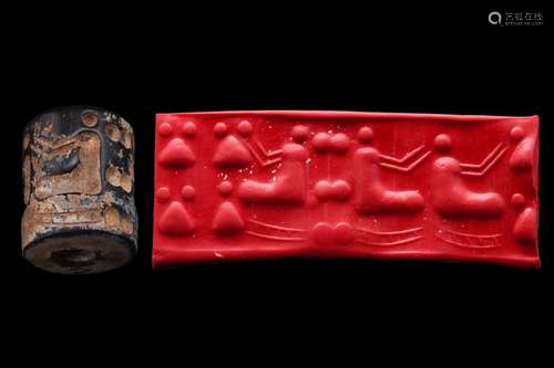 MESOPOTAMIAN STONE CYLINDER SEAL