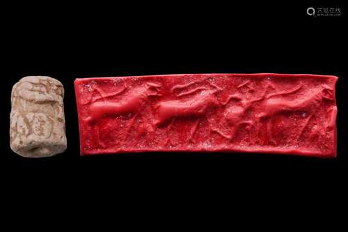 MESOPOTAMIAN STONE CYLINDER SEAL