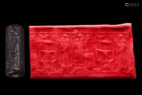 NEO-ASSYRIAN STONE CYLINDER SEAL