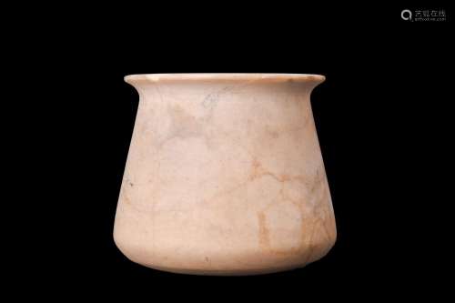 EGYPTIAN ALABASTER VESSEL