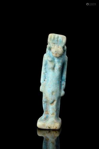 EGYPTIAN FAIENCE TAWERET AMULET