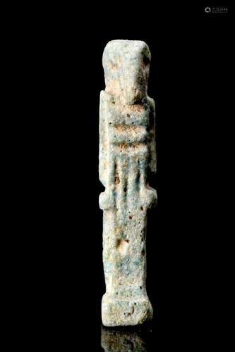 EGYPTIAN FAIENCE AMULET OF THOTH