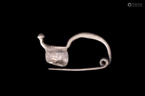 GREEK SILVER FIBULA