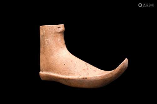 PHRYGIAN BOOT-FORM RHYTON<br />