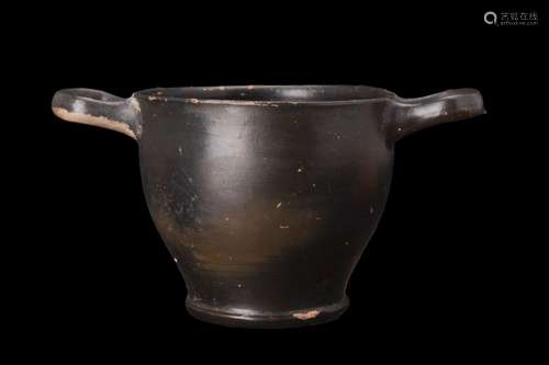 ATTIC BLACK GLAZE SKYPHOS