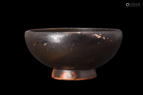 ATTIC BLACK-GLAZED SALT CELLAR