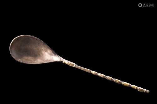 RARE ROMAN SILVER SPOON - LIGULA