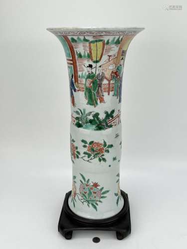 A Chinese Gu-type vase, Qing Dynasty Pr.