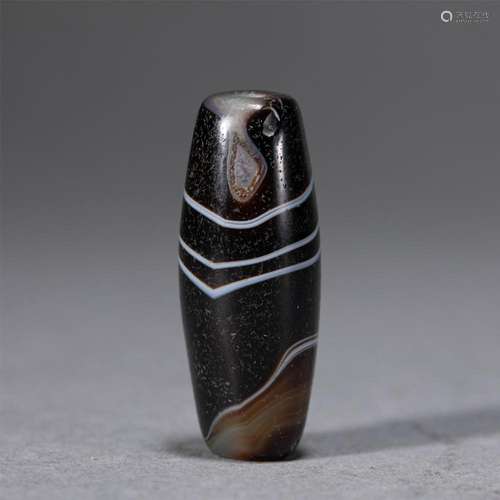 A TIBETAN DZI BEAD