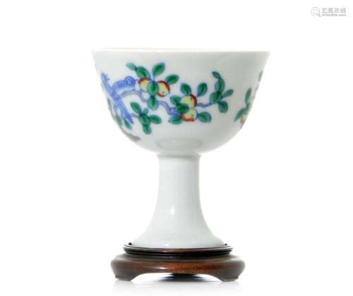 A Rare Chinese Stem Cup
