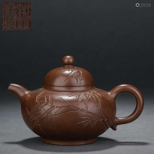 Chinese Celebrity Purple Clay Teapot中國名人紫砂壺