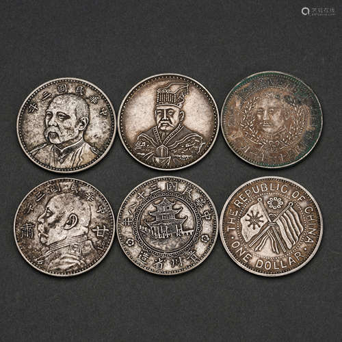 Silver coins of the Republic of China中國民國時期銀幣