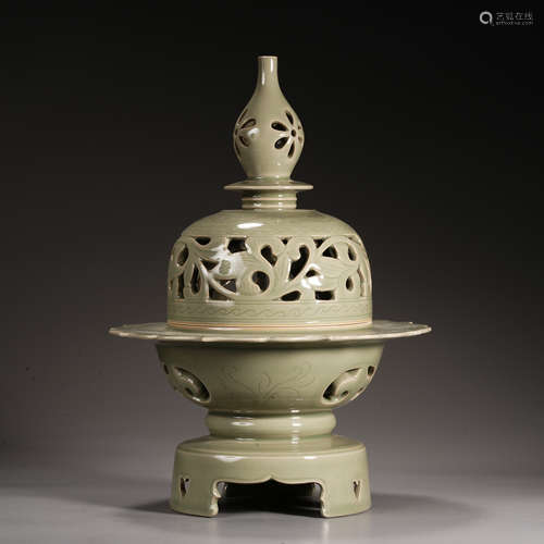 Yue Kiln Secret Color Porcelain Aroma Diffuser越窯秘色瓷香薰