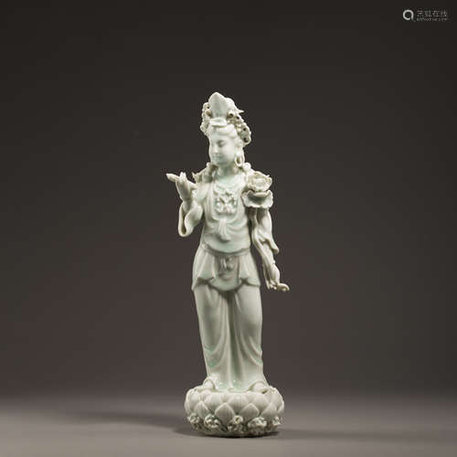 Hutian Kiln Bodhisattva Standing Statue湖田窯菩薩立像