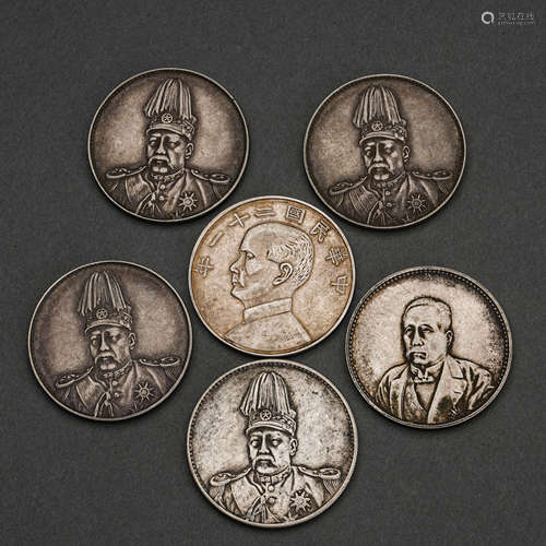 Silver coins of the Republic of China中國民國時期銀幣