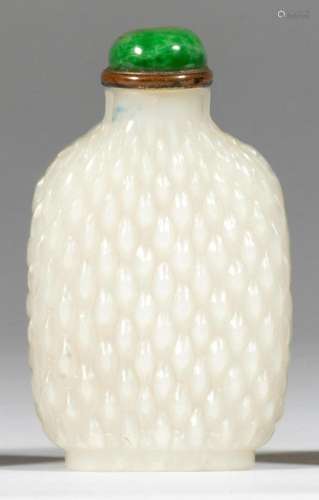 TABATIÈRE EN JADE BLANC 1780-1850 (2)