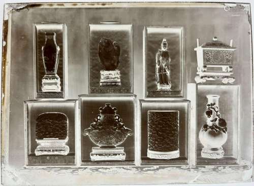 XIXe siècle    Ensemble de cinquante-neuf négatifs sur verre...