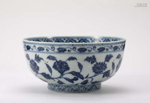 Ming Dynasty Blue and White Bowl