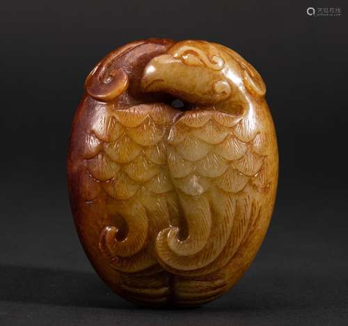 Ming Dynasty White Jade Twin Birds