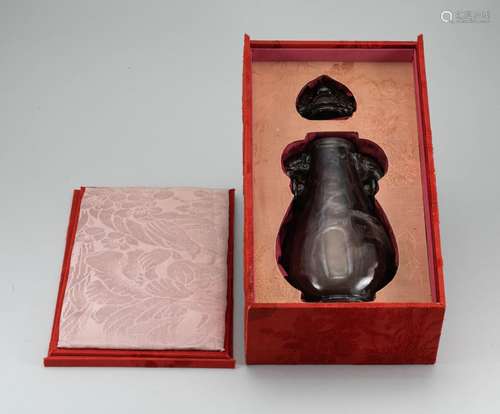 Qing Dynasty Tea Crystal Bottle