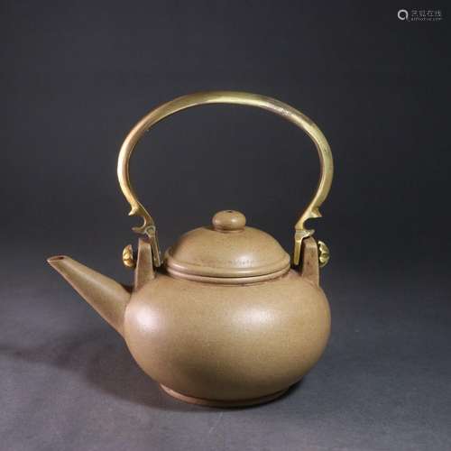 Qing Dynasty White Sand Pot