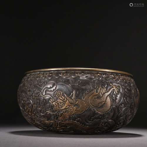 Qing Dynasty Pure Silver Bowl