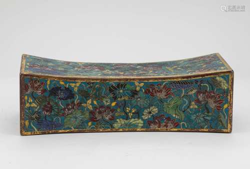 Qing Dynasty Cloisonne Pillow