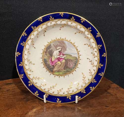 A Chamberlians Worcester King of Hanover Service plate, the ...