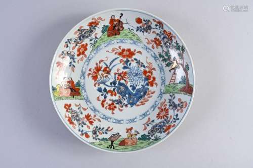CHINE, Compagnie des Indes, XVIIIe siècle*Plat en porcelaine...