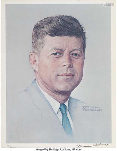 Norman Rockwell (American, 1894-1978) John F. Kennedy, 1976 ...