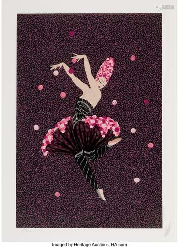 Erté (Romain de Tirtoff) (1892-1990) Rose Dancer, 1984 Scree...