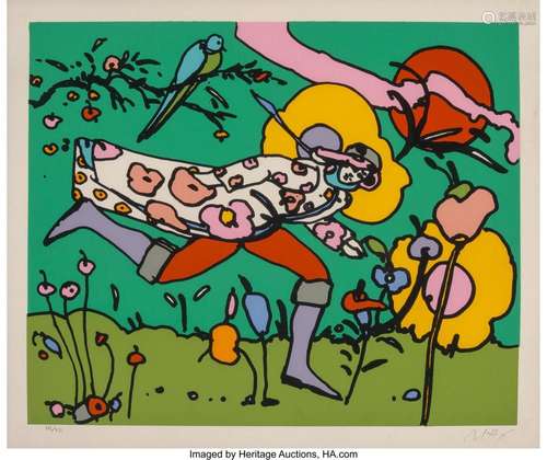 Peter Max (American, b. 1937) Royal Gardens, 1979 Serigraph ...