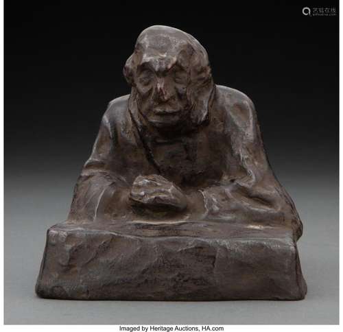 After Honoré Daumier (French 1808-1879) Untitled Bronze Insc...