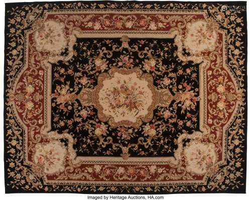 A French Aubusson Carpet, 20th century 144-1/2 x 106-1/2 inc...