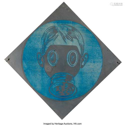 American School (20th Century) Industrial Hazard Gas Mask Si...