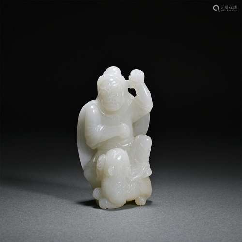 Hetian Jade Man Ornaments