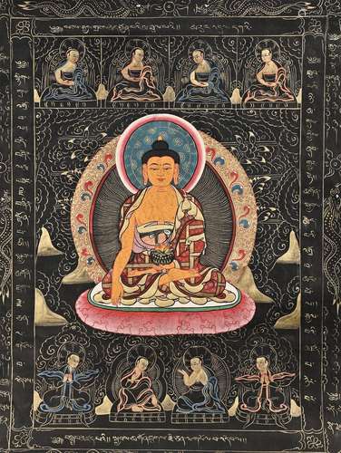 Amitayus Buddha Thangka