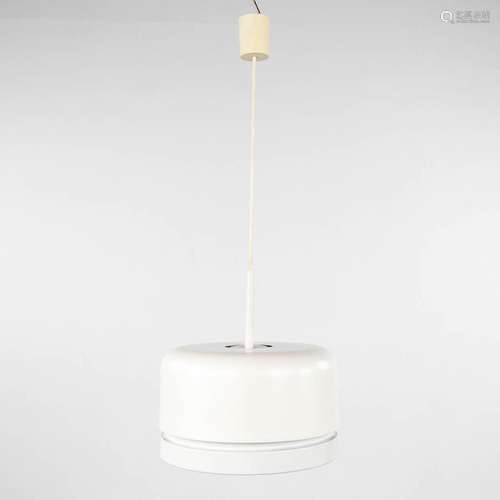 A mid-century ceiling lamp, lacquered metal. (H:23 x D:36 cm...